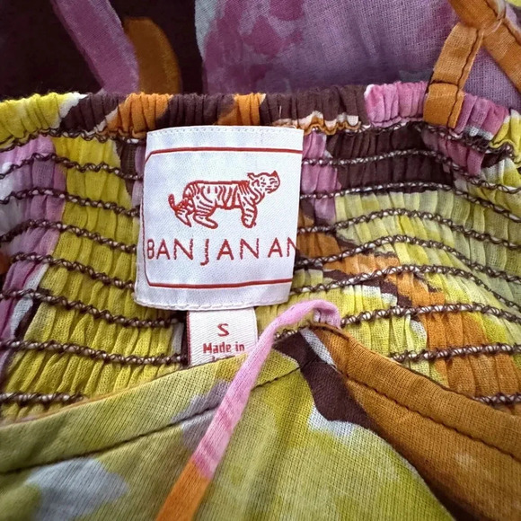 Banjanan Hazel Floral Tiered Midi Dress Euphoric Bloom Paprika size Small NWT - Picture 8 of 14